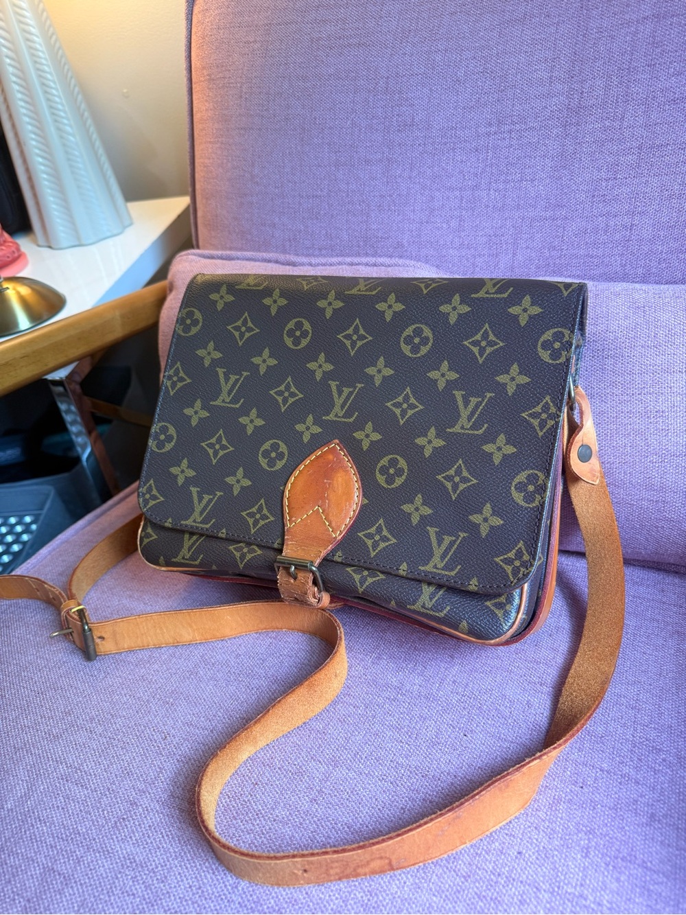 Louis Vuitton Brown Monogram Cartoucherie Crossbody Bag